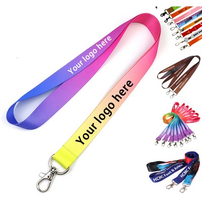 3/4" Dye-Sublimation Polyester Lanyards