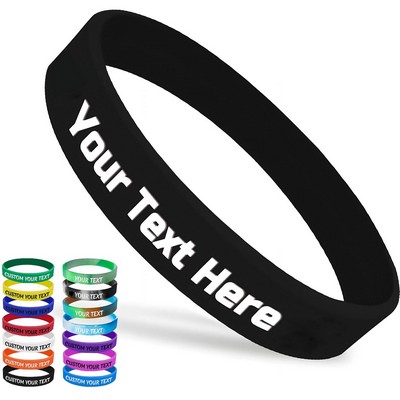 Standard Silicone Wristband With Custom Logo